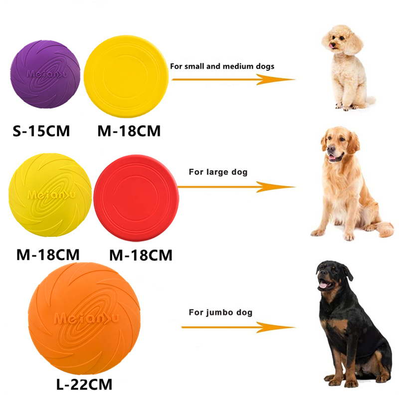 ของเล่นจานบินกันกัด Meianju สำ - Flying Disc Dog Training Toy บทวิจารณ์และราคา