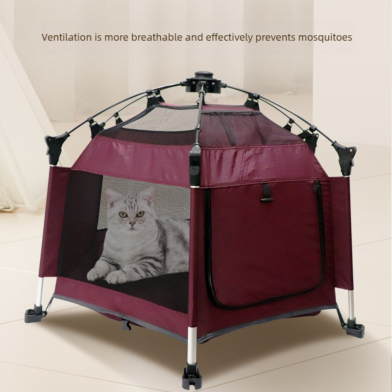 เต็นท์สัตว์เลี้ยงแบบพับได้ ไม่ - Pet Beds บทวิจารณ์และราคา