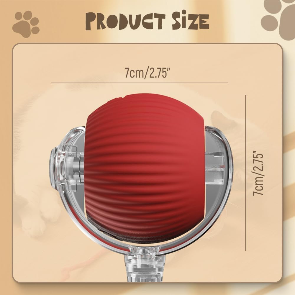 ลูกบอลสัตว์เลี้ยงแบบกลิ้งได้ ป - Automatic Moving Dog Ball บทวิจารณ์และราคา