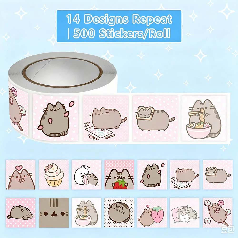 ฮู 500 ชิ้น สติกเกอร์ม้วนลายกา - Cat Toys บทวิจารณ์และราคา