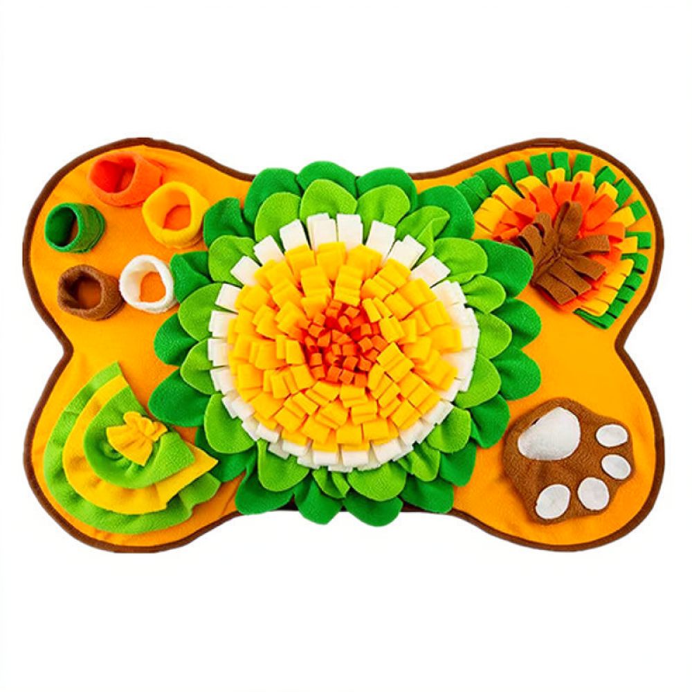 แผ่นรองสุนัขสำหรับฝึกดมกลิ่นรู - Dog Puzzle Feeder Toy บทวิจารณ์และราคา
