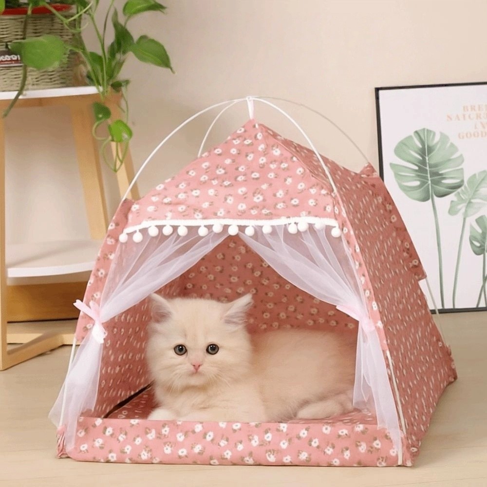 เตียงนอนแมวแบบเต็นท์ ดีไซน์น่า - Pet Beds บทวิจารณ์และราคา