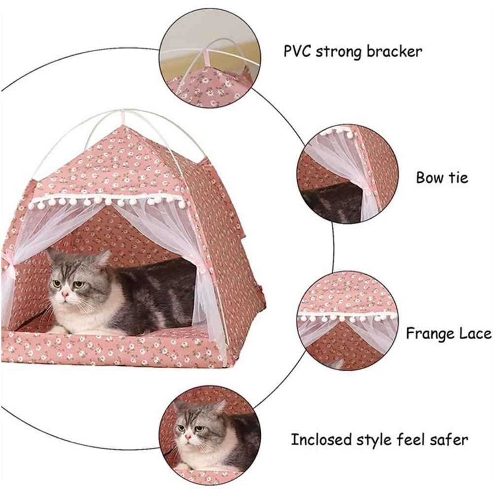 เตียงนอนแมวแบบเต็นท์ ดีไซน์น่า - Pet Beds บทวิจารณ์และราคา
