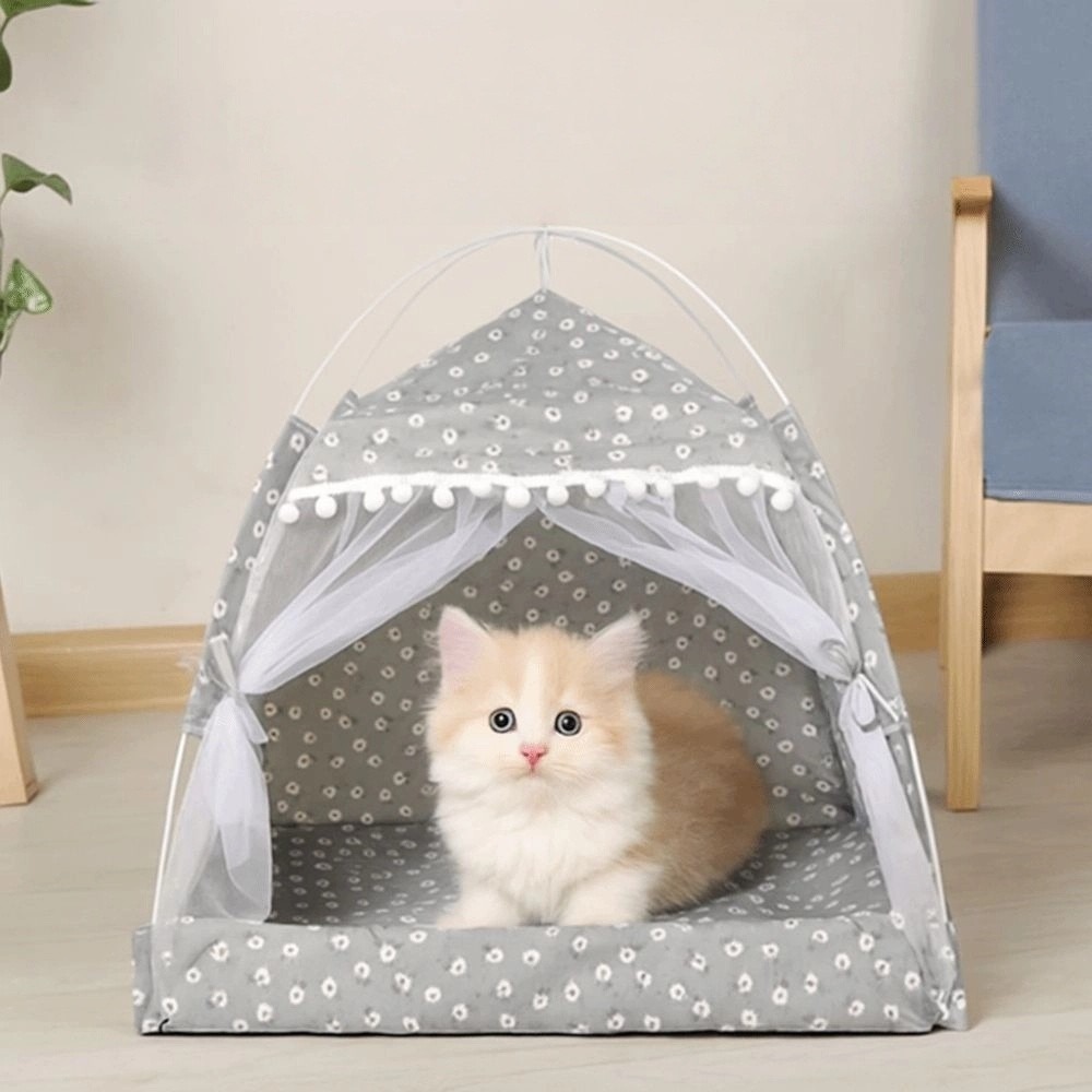 เตียงนอนแมวแบบเต็นท์ ดีไซน์น่า - Pet Beds บทวิจารณ์และราคา