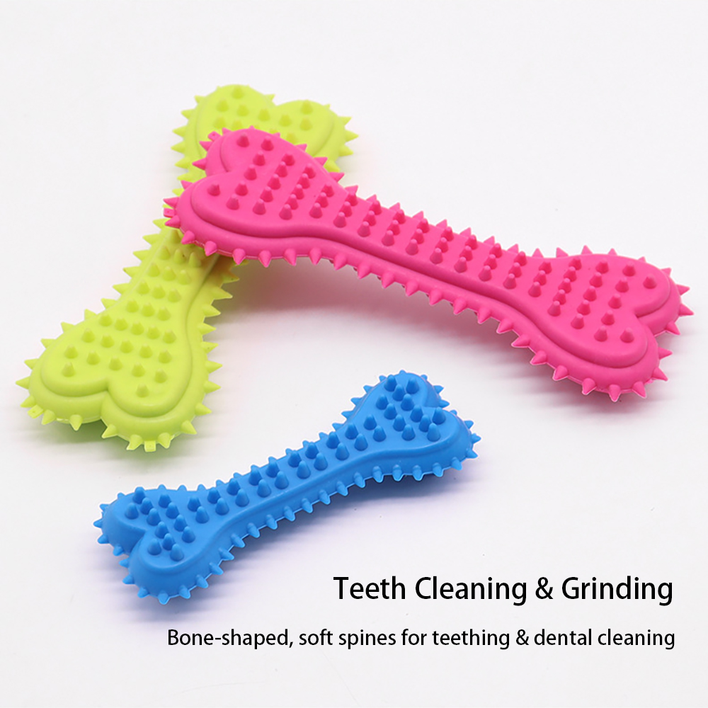 ของเล่นสัตว์เลี้ยง รูปทรงกระดู - Teeth Cleaning Dog Chew Bone บทวิจารณ์และราคา