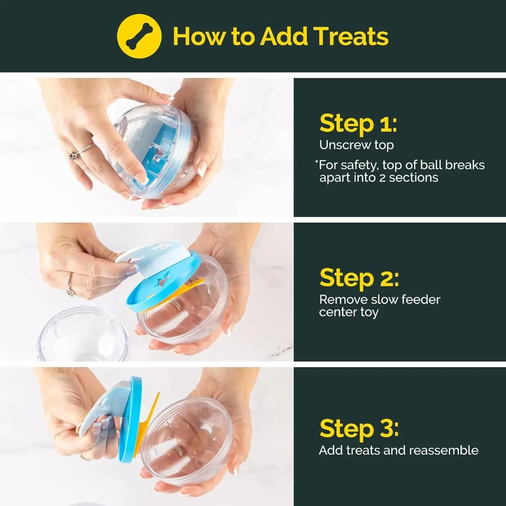 IQ Treat Ball ของเล่นสุนัขแบบจ - Indestructible Dog Chew Toy บทวิจารณ์และราคา